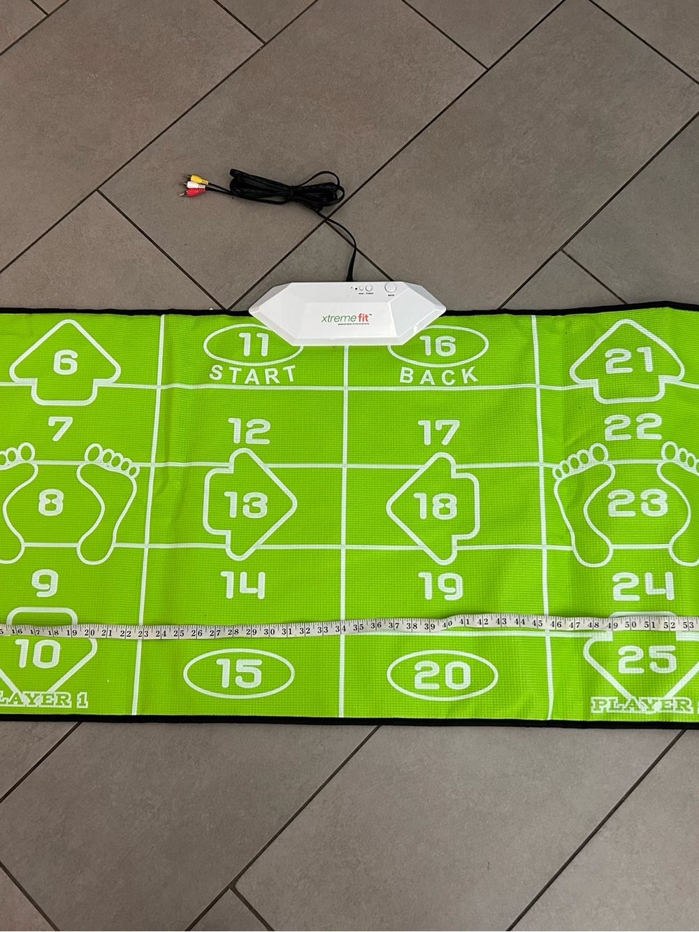 Xtreme Fit Neon Green Interactive Dance/Exercise Mat